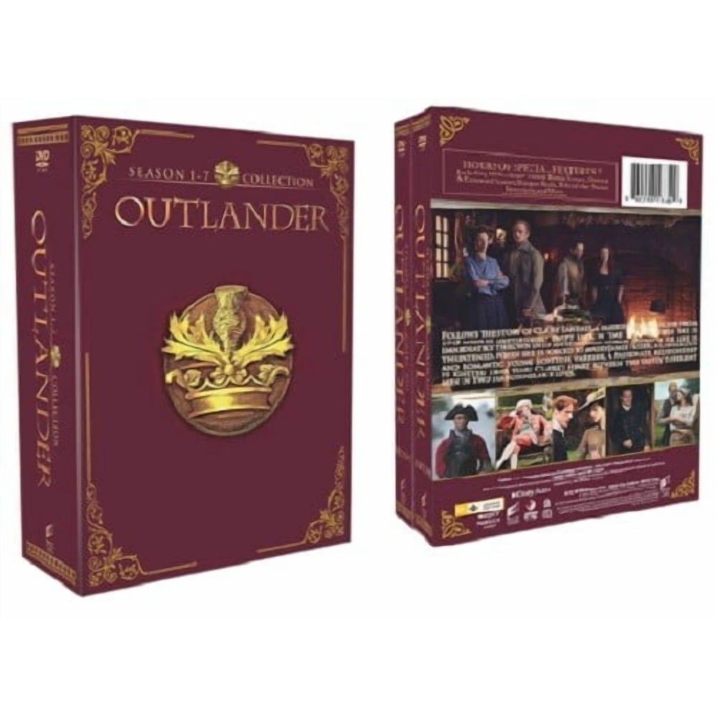 Outlander: The Complete Series Seasons 1-7 Collection, DVD Box Set 35 DVDs - DVD Family bucket