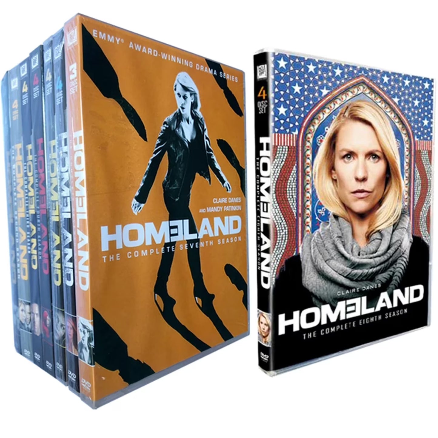 Homeland: The Complete Series Seasons 1-8 (DVD) - DVD Family bucket