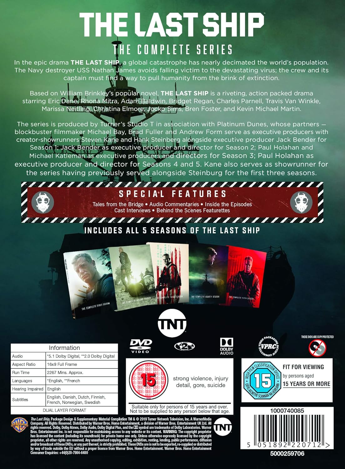 The Last Ship: Seasons 1-5 (DVD)