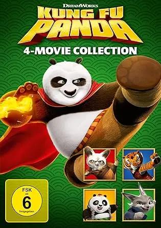 Kung Fu Panda - 1-4 Collection DVD Family bucket