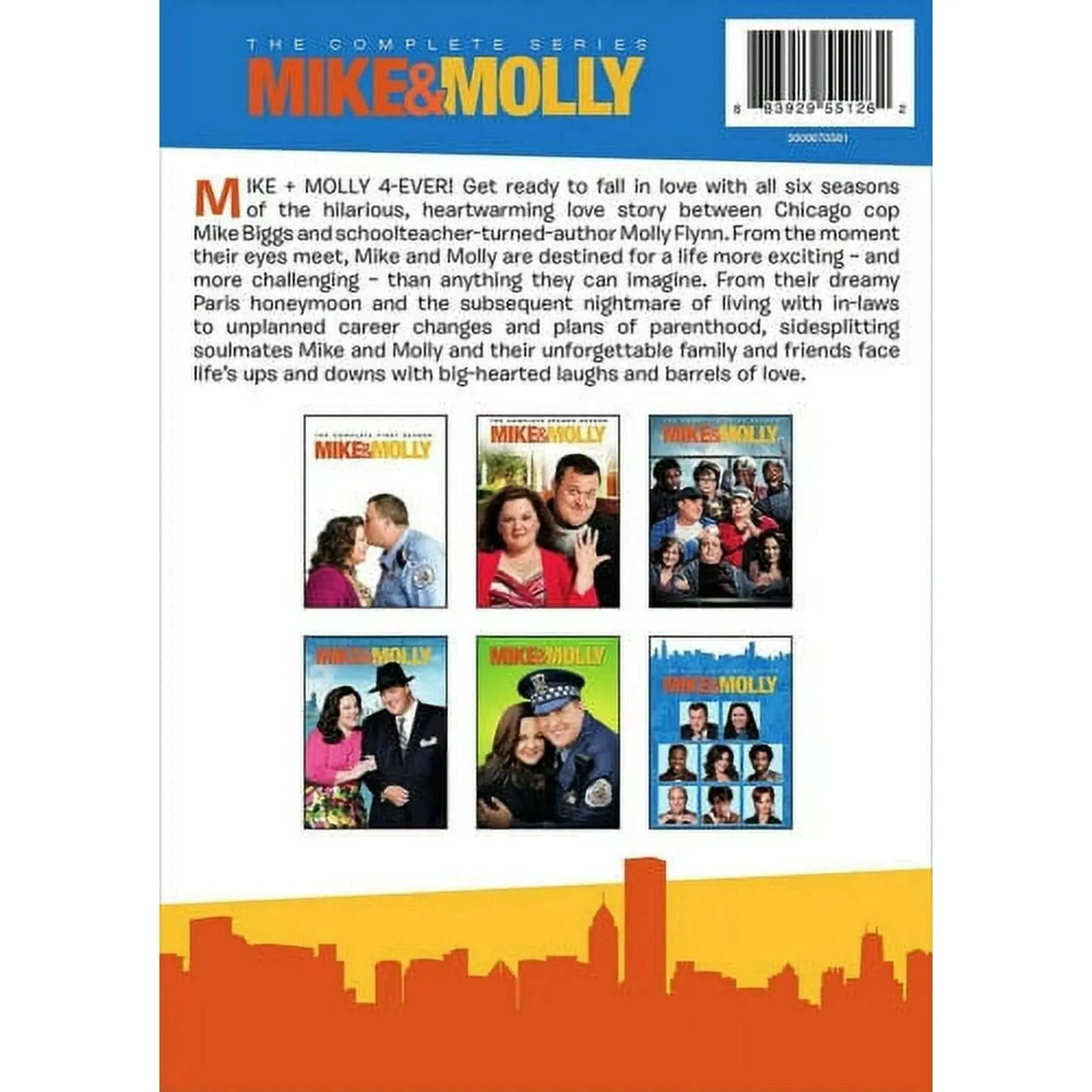 Mike and Molly The Complete Series collection Seasons 1-6 DVD DVD Family bucket