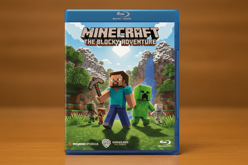 A Minecraft Movie (Blu-ray) DVD Family bucket