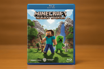 A Minecraft Movie (Blu-ray) DVD Family bucket