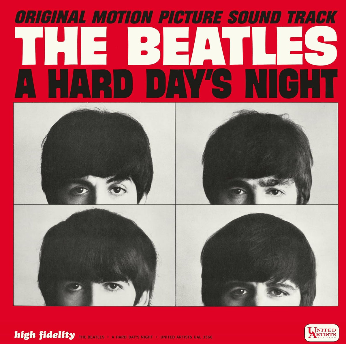 A Hard Day Night Original Motion Picture Soundtrack LP Vinyl Record The Beatles Classic Film Music