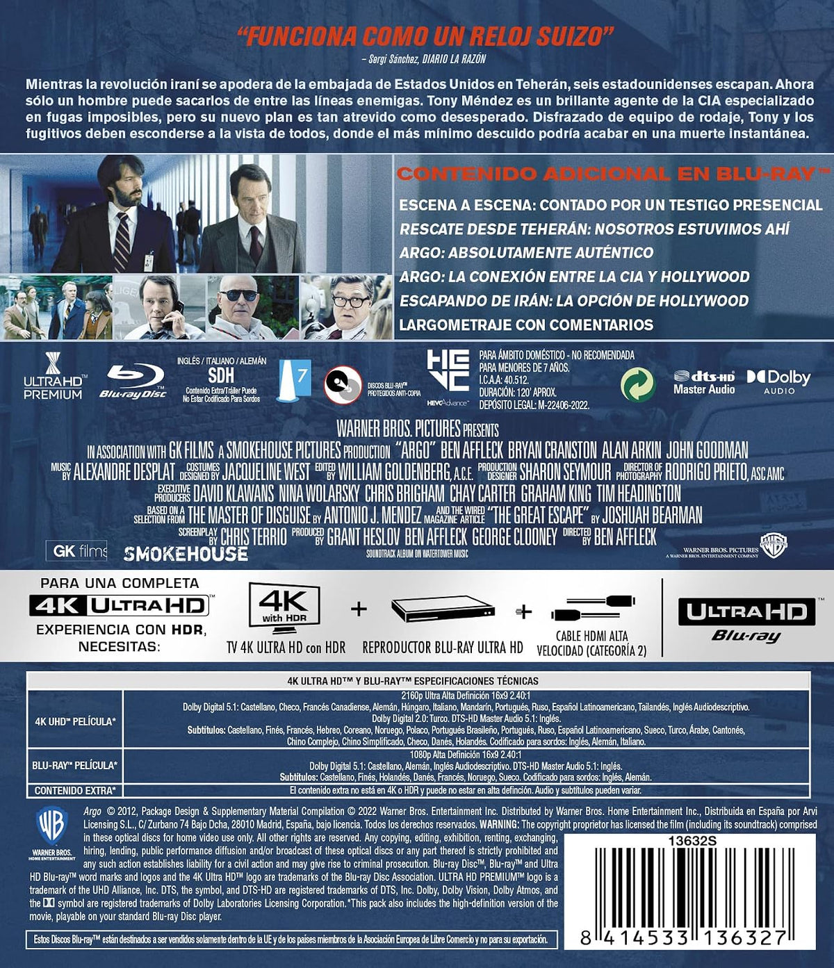 Argo (4K UHD + Blu-ray)