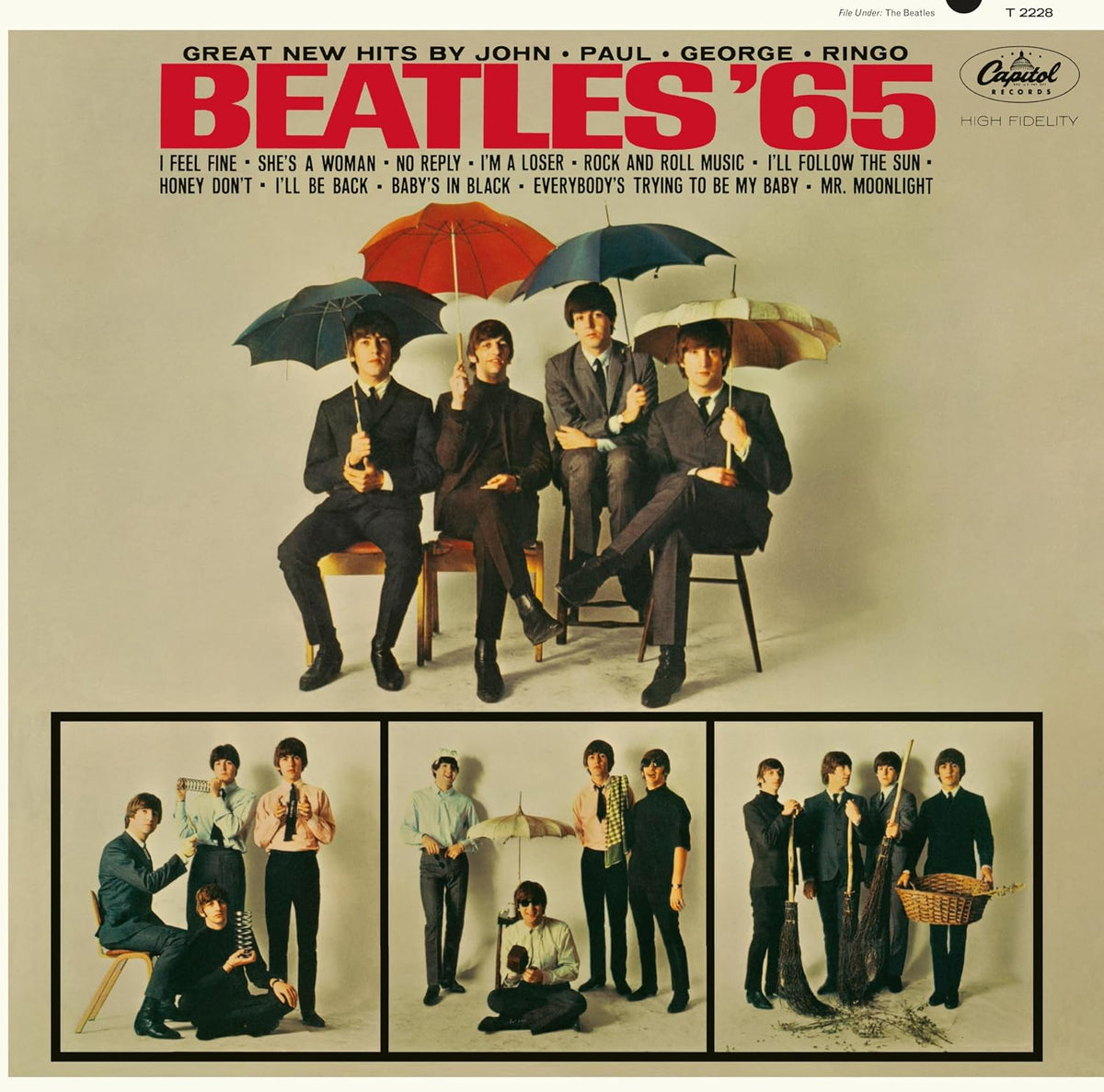 Beatles 65 LP Vinyl Record Iconic Album Early Beatles Hits Collectible Music Memorabilia