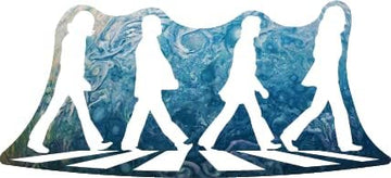 Beatles Abbey Road Magnet Crosswalk Merchandise Memorabilia Album Record Iconic Band Pepper Vinyl Magnet Premium Quality 7 Inches MG041 Space