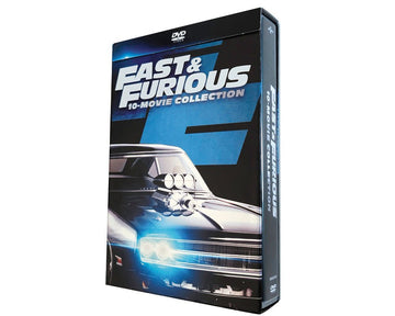 Best Seller | Fast & Furious: 10-Movie Collection DVD Box Set, Brand New Factory Sealed