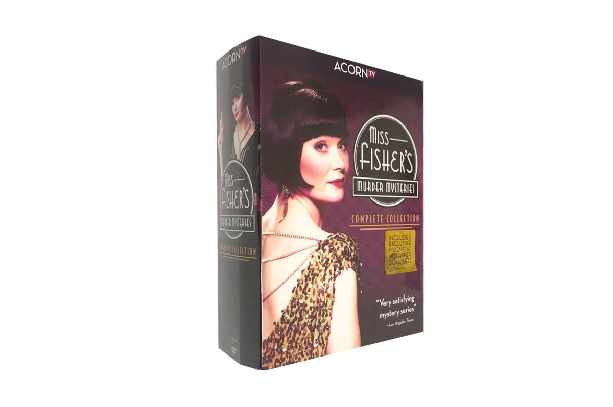 Best Seller | Miss Fisher's Murder Mysteries: The Complete Collection (2012-2015) DVD Box Set, Brand New Factory Sealed