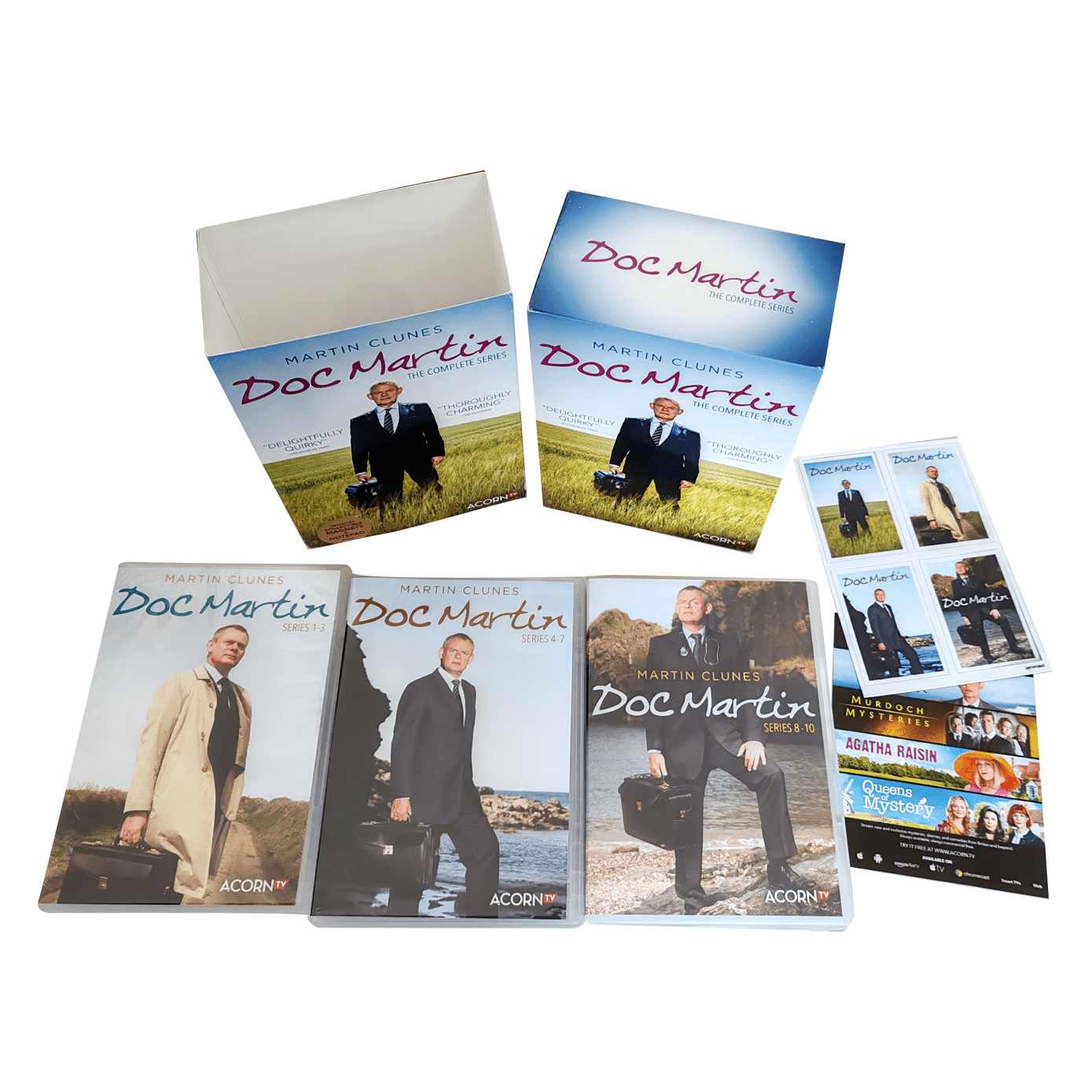 Doc Martin DVD Complete Series 1-10 | Best Seller, Brand New Factory Sealed, Acorn Media Official Release