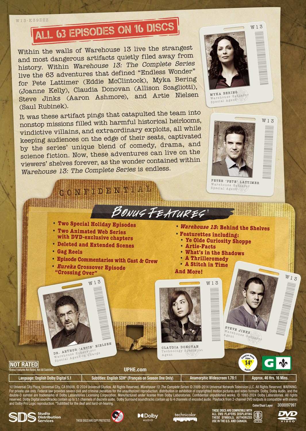 Warehouse 13: The Complete Series [DVD]