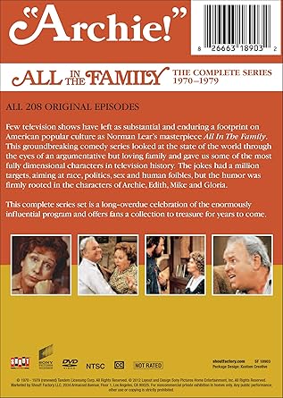 All in the Family: The Complete Series [DVD] - DVD Family bucket