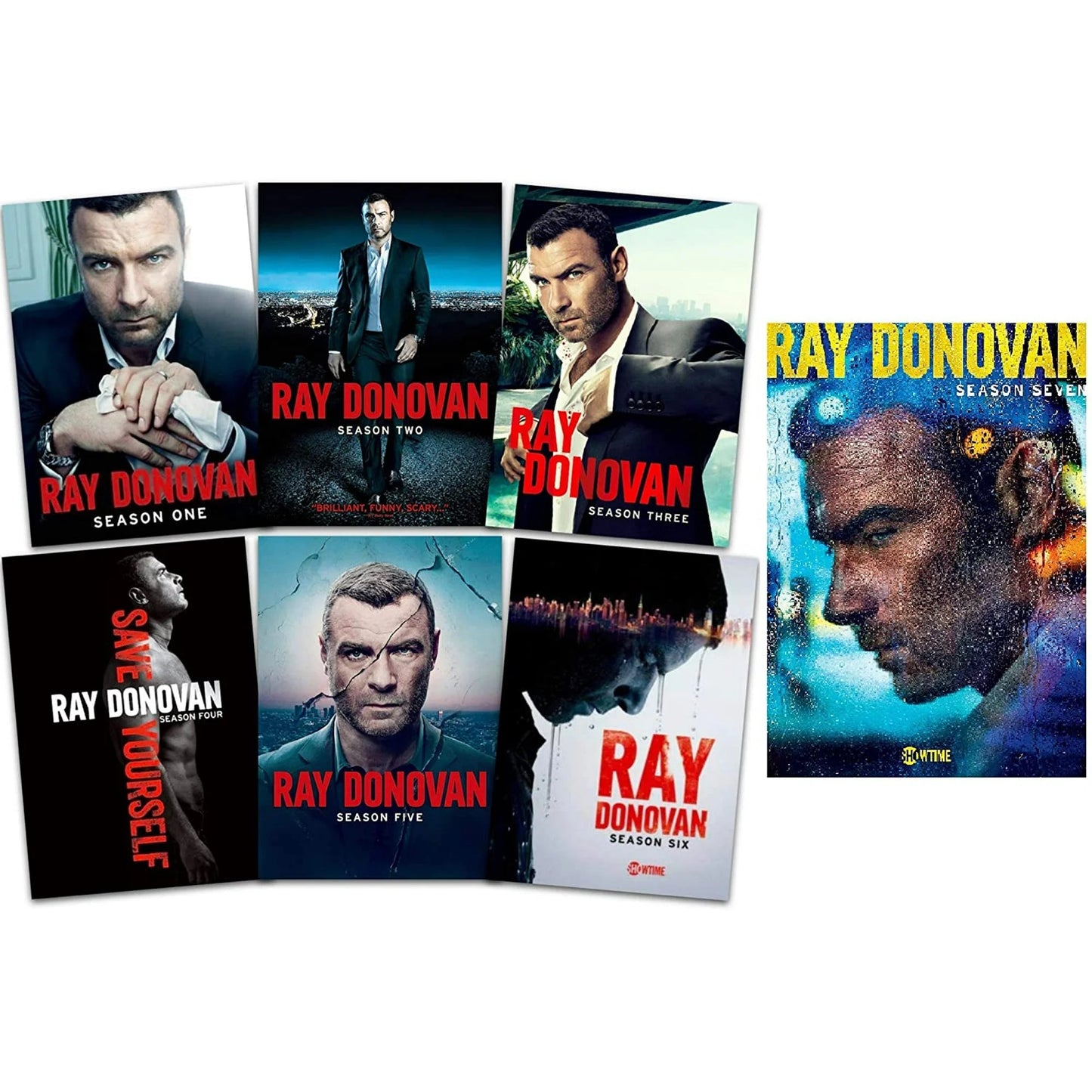 Ray Donovan Complete Series Season 1-7（DVD）, drama, action - DVD Family bucket