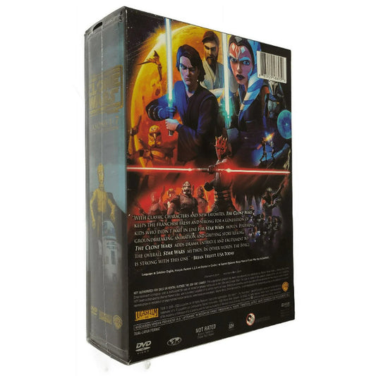 Star Wars The Clone Wars Complete Series Seasons 1-7 (DVD) - DVD Family bucket