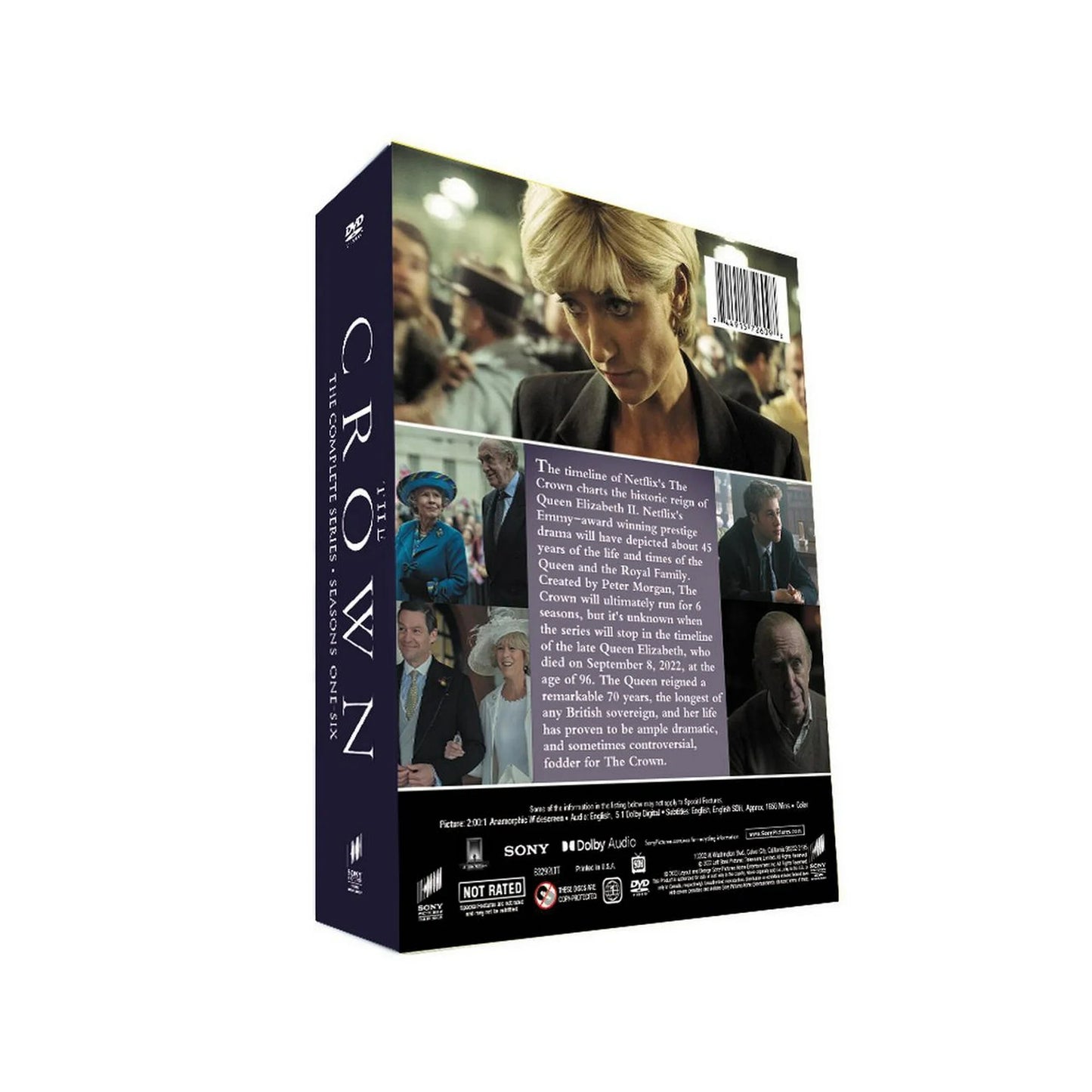 The Crown, Complete Series DVD Collection, Seasons 1-6, Drama TV Series