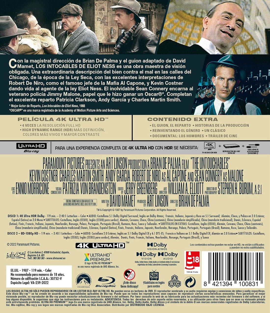 Eliot Ness (4K UHD) - BD