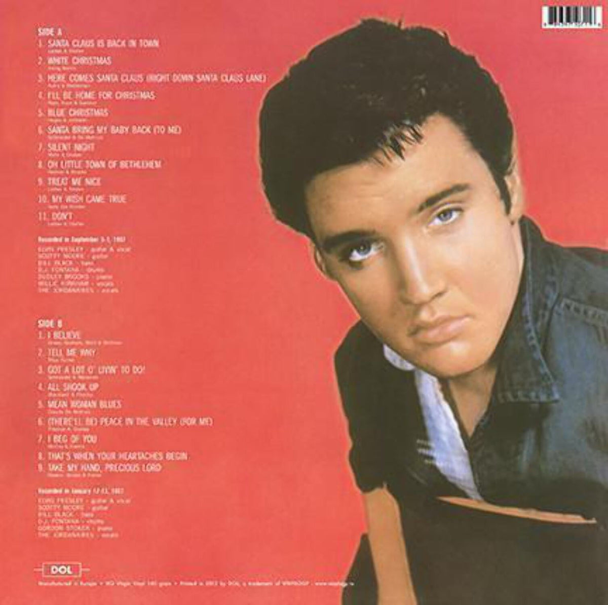 Elvis Presley The Christmas Album Limited Edition Color Vinyl - Apex DVD