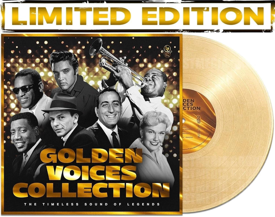 Golden Voices Collection: The Timeless Sound of Legends Vinyl – 16 Iconic Classics[Limited Edition]