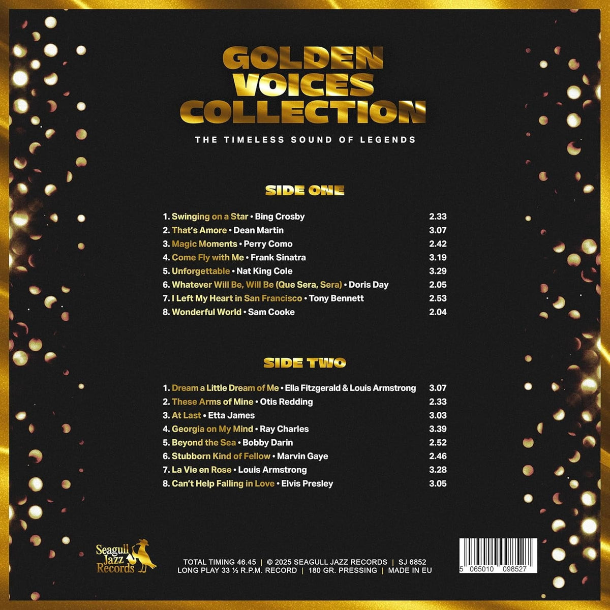 Golden Voices Collection: The Timeless Sound of Legends Vinyl – 16 Iconic Classics[Limited Edition]