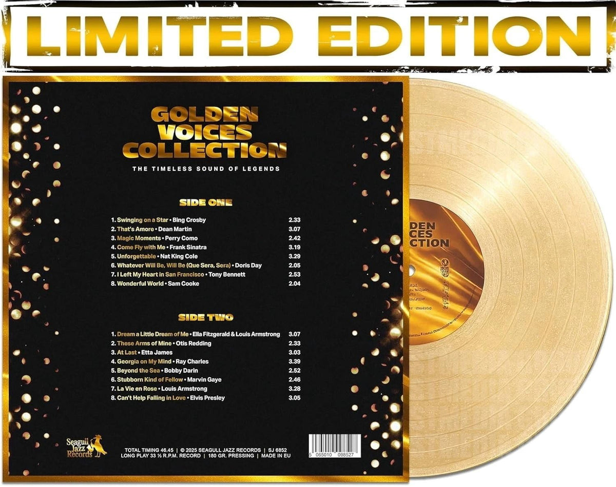 Golden Voices Collection: The Timeless Sound of Legends Vinyl – 16 Iconic Classics[Limited Edition]