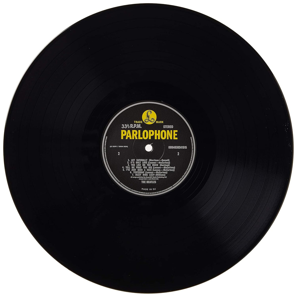 Help LP Vinyl Record The Beatles Classic Album Soundtrack Collectible Music Memorabilia