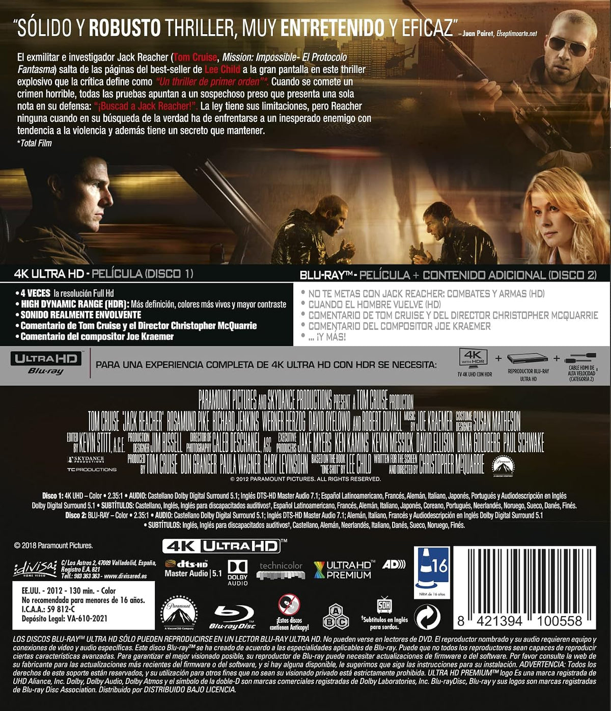 Jack Reacher (UHD) - BD