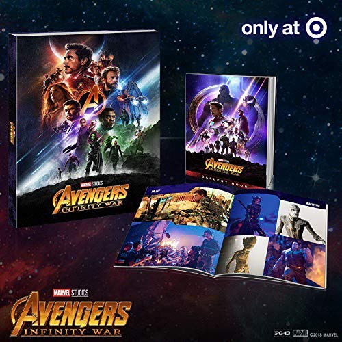 Marvel Avengers: Infinity War Limited Edition (4K UHD+Blu-Ray+Digital) with exclusive 40-page Gallery Book