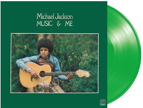 Michael Jackson Music Me Clear Green Vinyl Record Album Music Performance Limited Edition