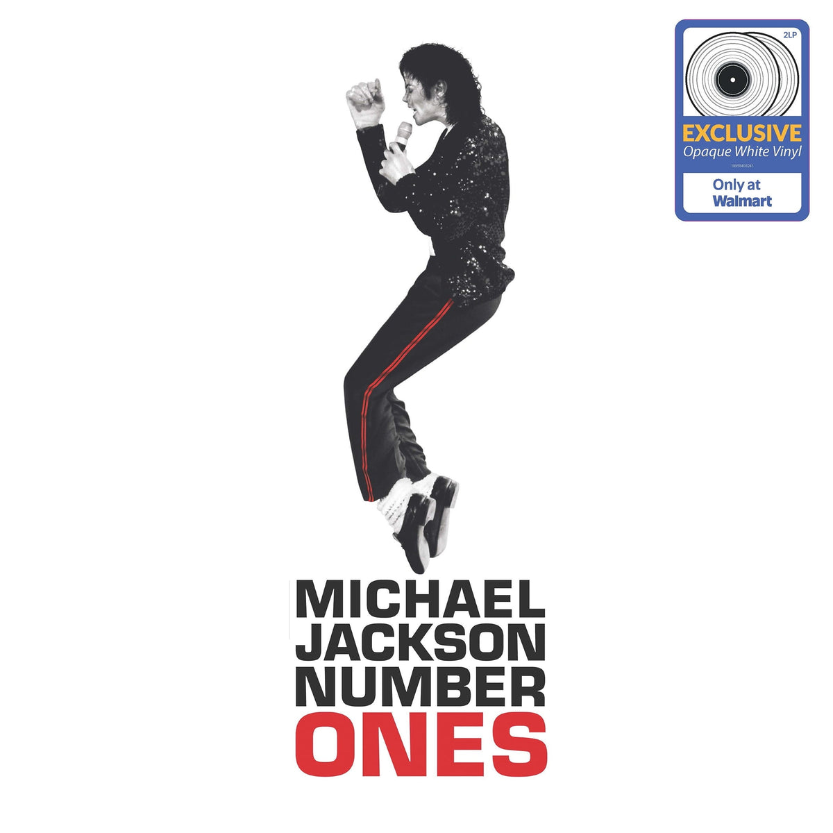 Michael Jackson's "Number Ones" Transparent White 2-LP Vinyl Record Limited Edition