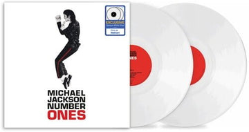 Michael Jackson's "Number Ones" Transparent White 2-LP Vinyl Record Limited Edition