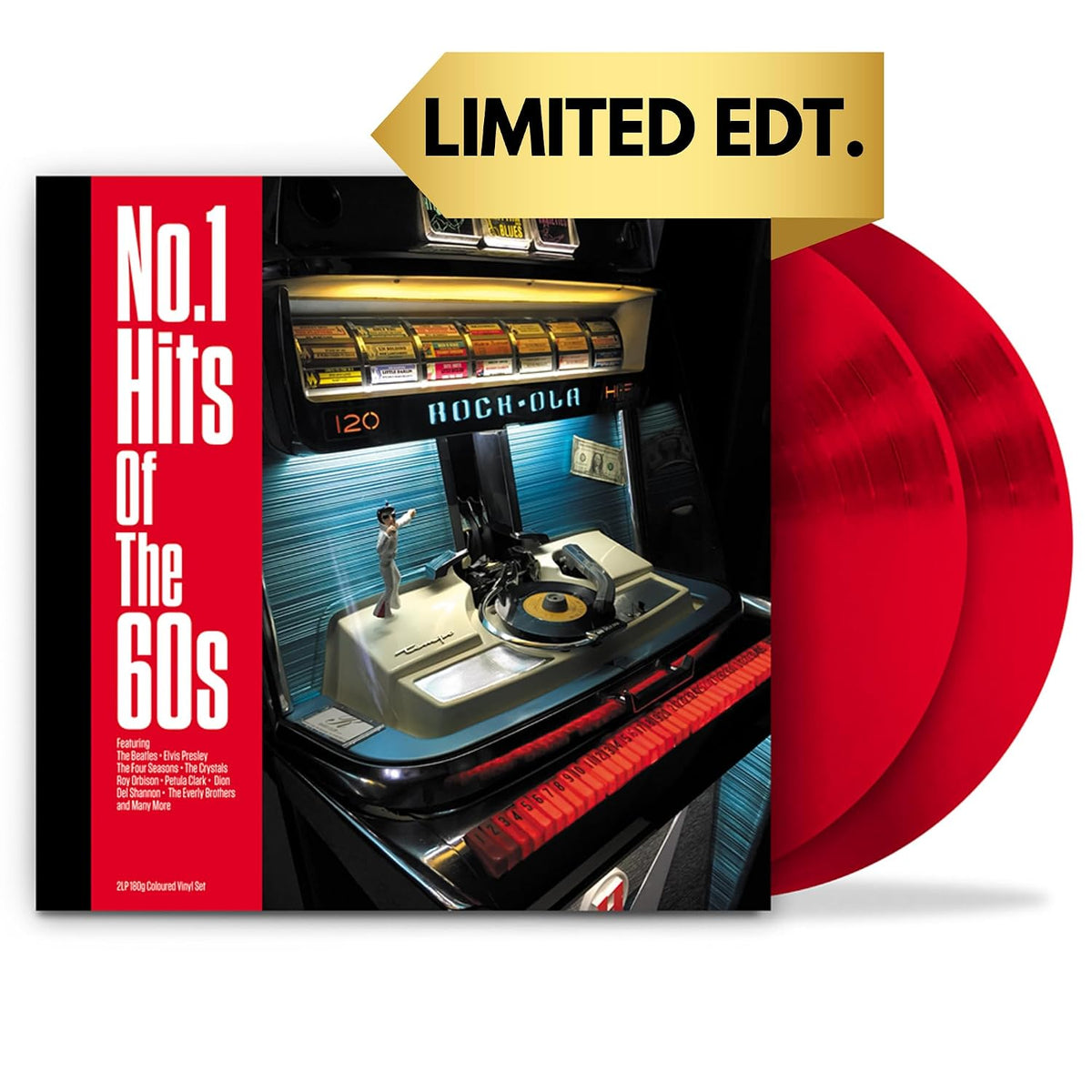 No 1 Hits of the 60s Greatest Oldies of All Time Ultimate Collection 36 Plus Tracks Featuring The Beatles Ray Charles Elvis Presley Brenda Lee Vinyl LP