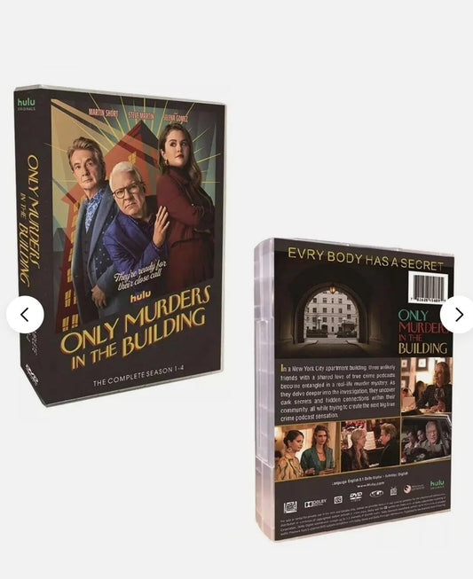Only Murders In The Building: The Complete Seasons 1-4 (DVD) DVD Family bucket