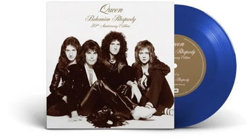Queen Adam Lambert Bohemian Rhapsody Blue Colored Vinyl 7 Inch 180g Remastered Audiophile - Apex DVD