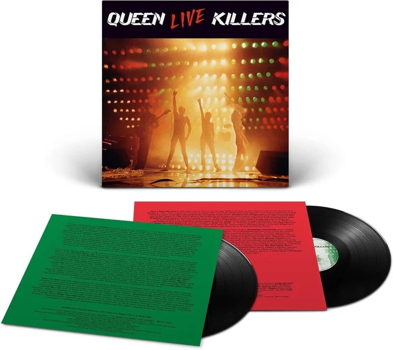 Queen Adam Lambert Live Killers Black Vinyl LP 180g Remastered Audiophile Rock Concert - Apex DVD
