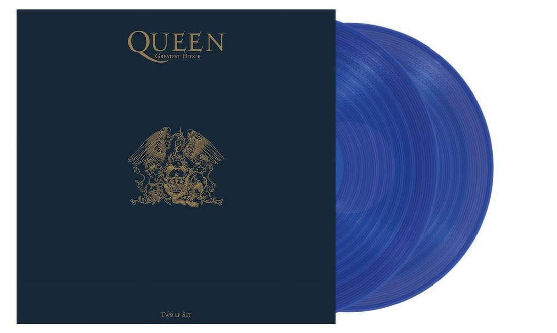 Queen Greatest Hits 2 Exclusive Limited Edition Blue Colored 2x Vinyl LP 180g Remastered Audiophile - Apex DVD