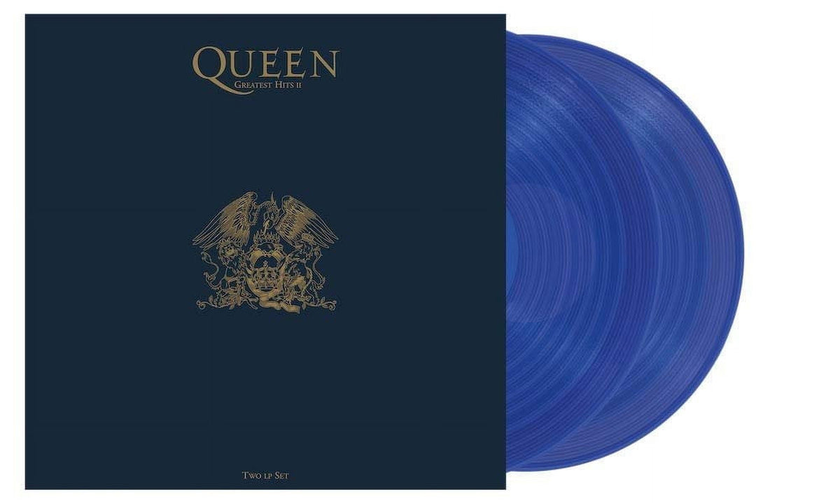 Queen Greatest Hits 2 Exclusive Limited Edition Blue Colored 2x Vinyl LP 180g Remastered Audiophile - Apex DVD