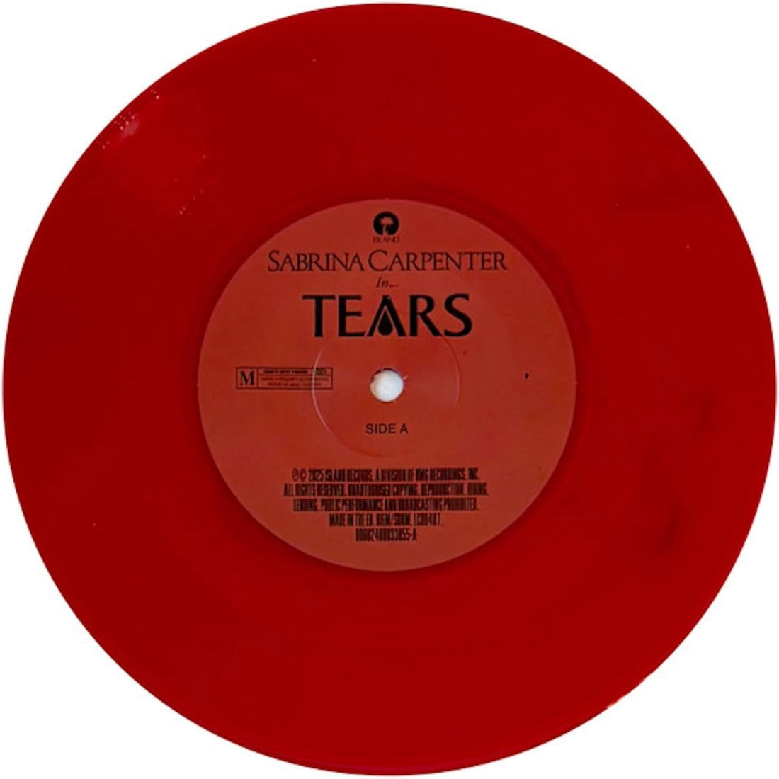 Sabrina Carpenter Sabrina Carpenter - Tears - Red Single (Vinyl Record)