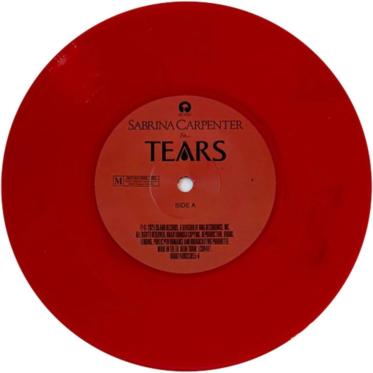 Sabrina Carpenter Sabrina Carpenter - Tears - Red Single (Vinyl Record)