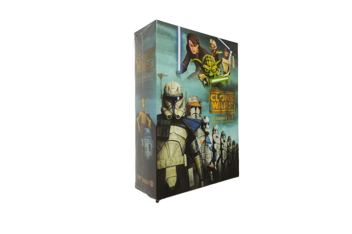 Star Wars The Clone Wars Complete Series Seasons 1-7 (DVD) Box Set