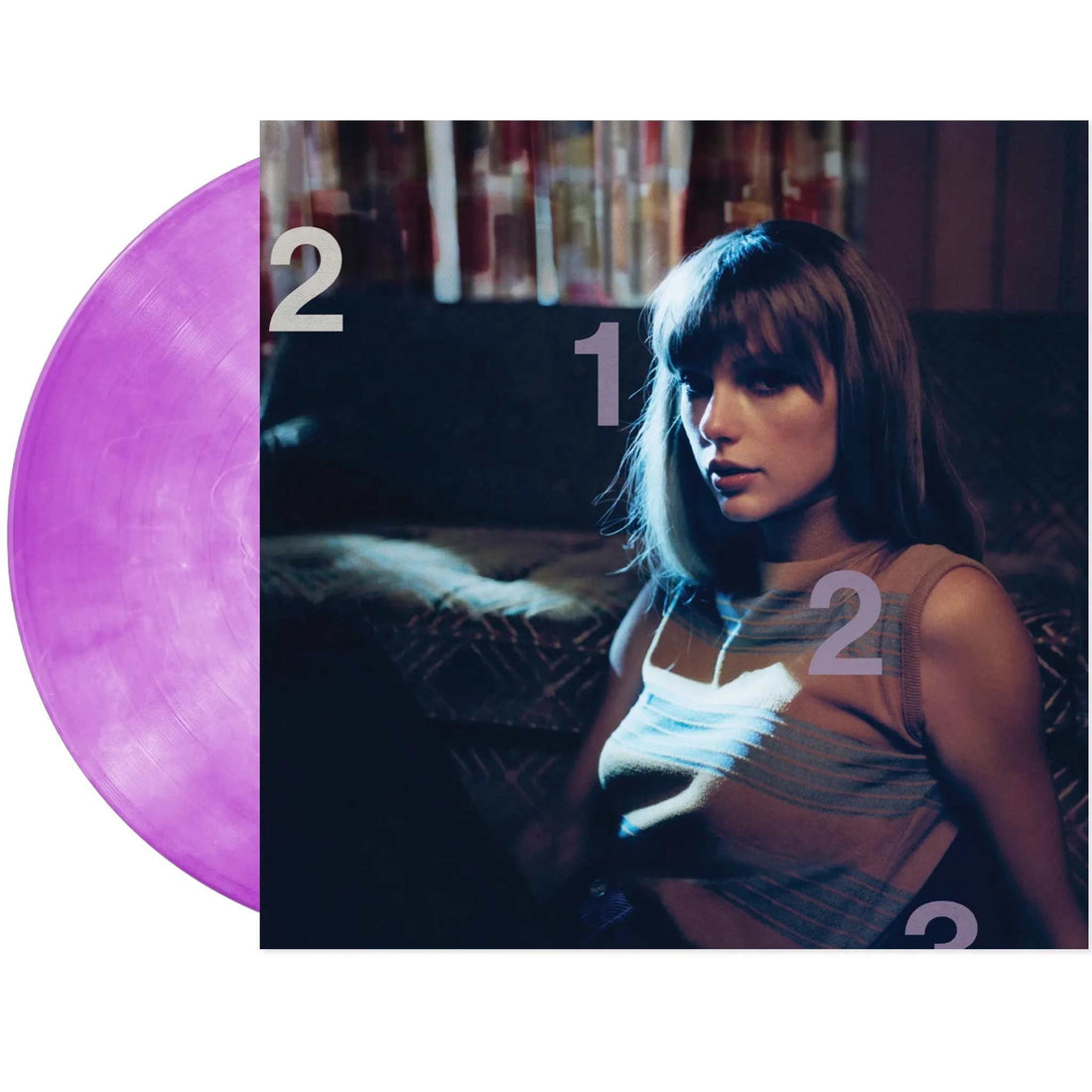 Taylor Swift Midnights [Explicit Content] (Indie Exclusive, Limited Edition, Colored Vinyl, Purple Marble) Records & LPs