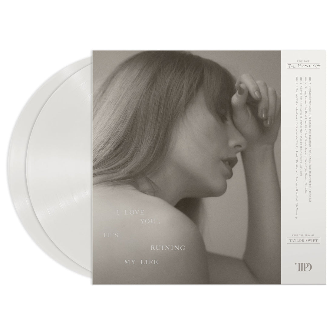 Taylor Swift - The Tortured Poets Department [Ghosted White 2 LP Vinyl] - Pop