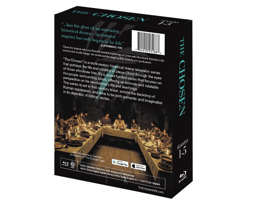 Best Seller | The Chosen: Complete Seasons 1-5 Blu-ray, Brand New Factory Sealed, Historic Drama Collection