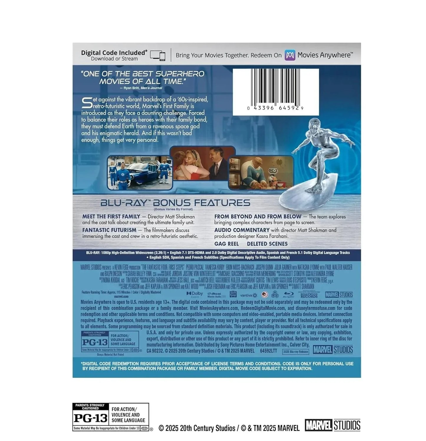 The Fantastic Four: First Steps Digital DVD Family bucket