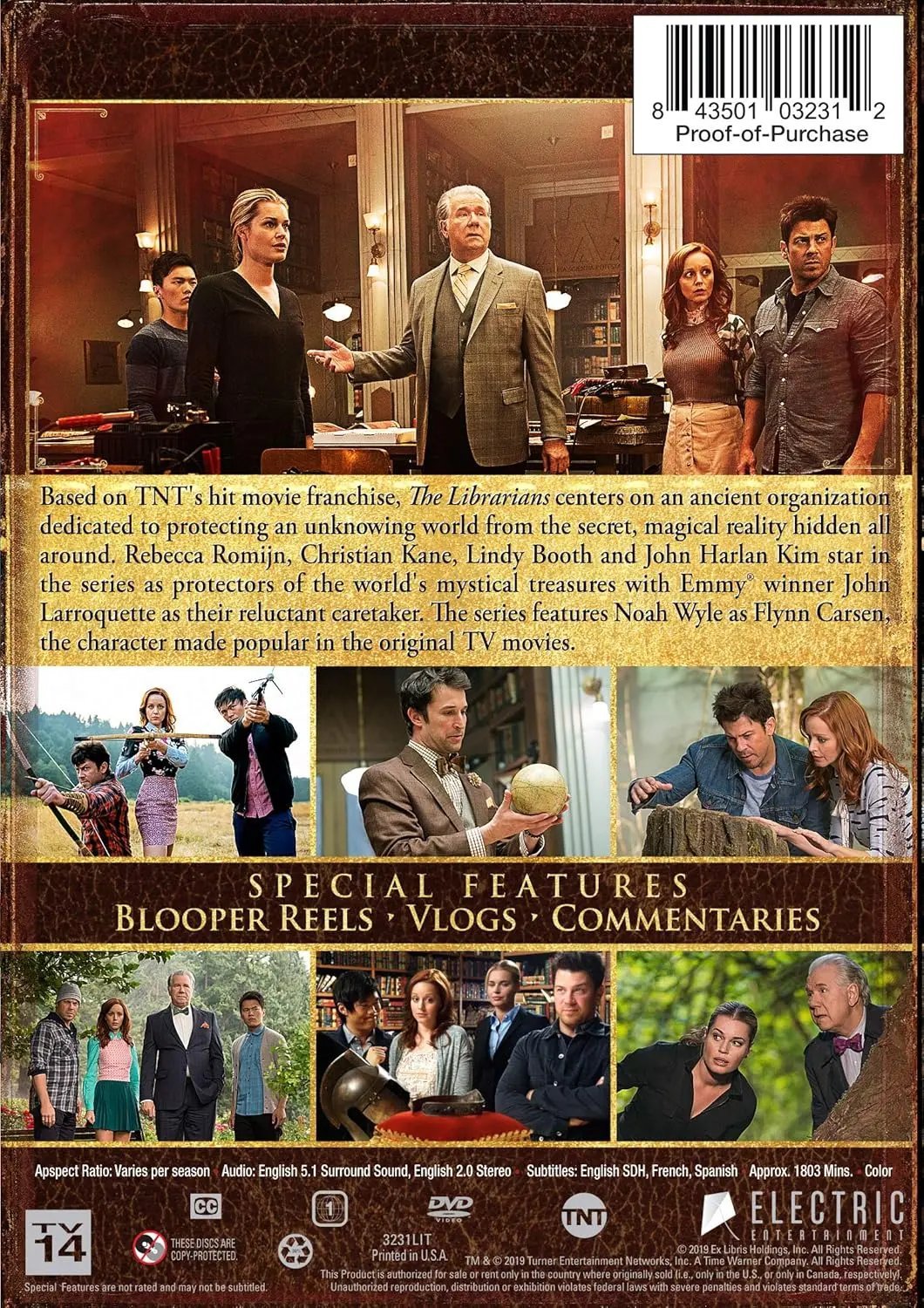 The Librarians: The Complete Series (DVD) DVD Family bucket