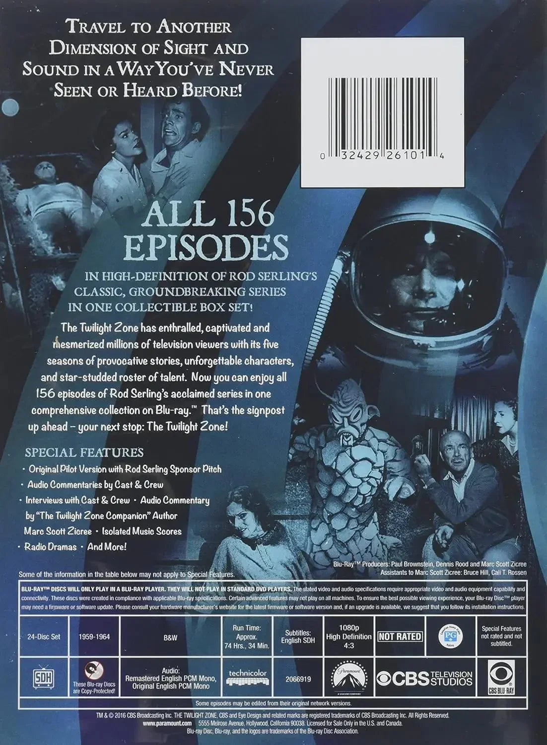 The Twilight Zone: The Complete Series [Blu-ray] - DVD Family bucket