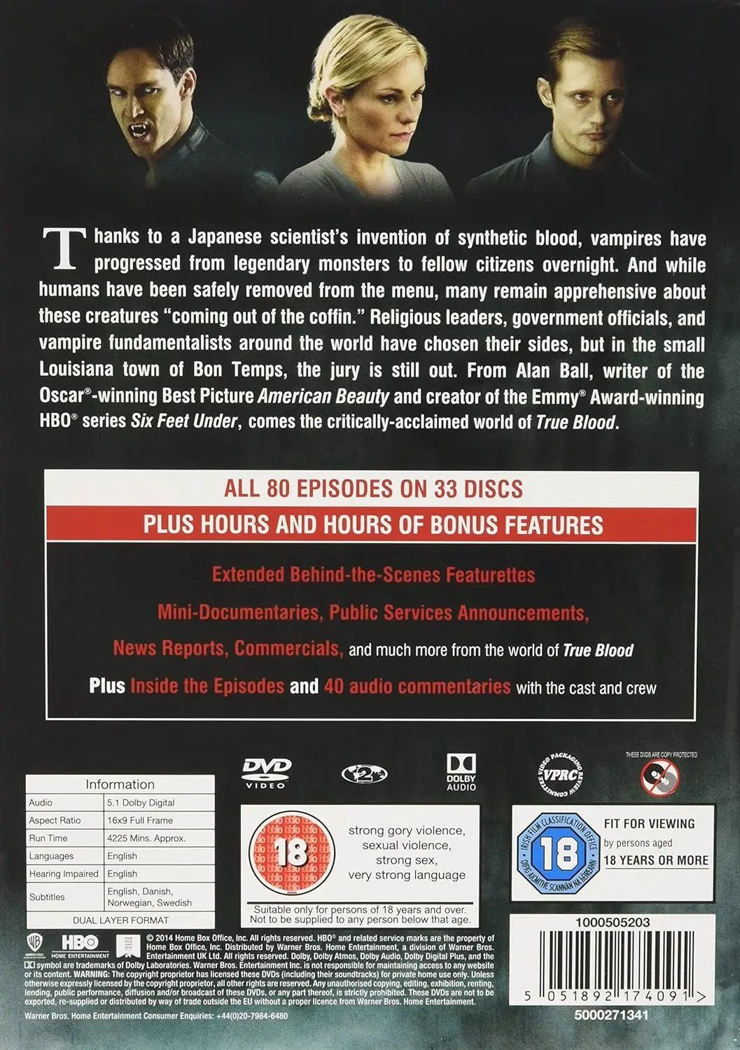 True Blood Season 1-7 DVD Family bucket