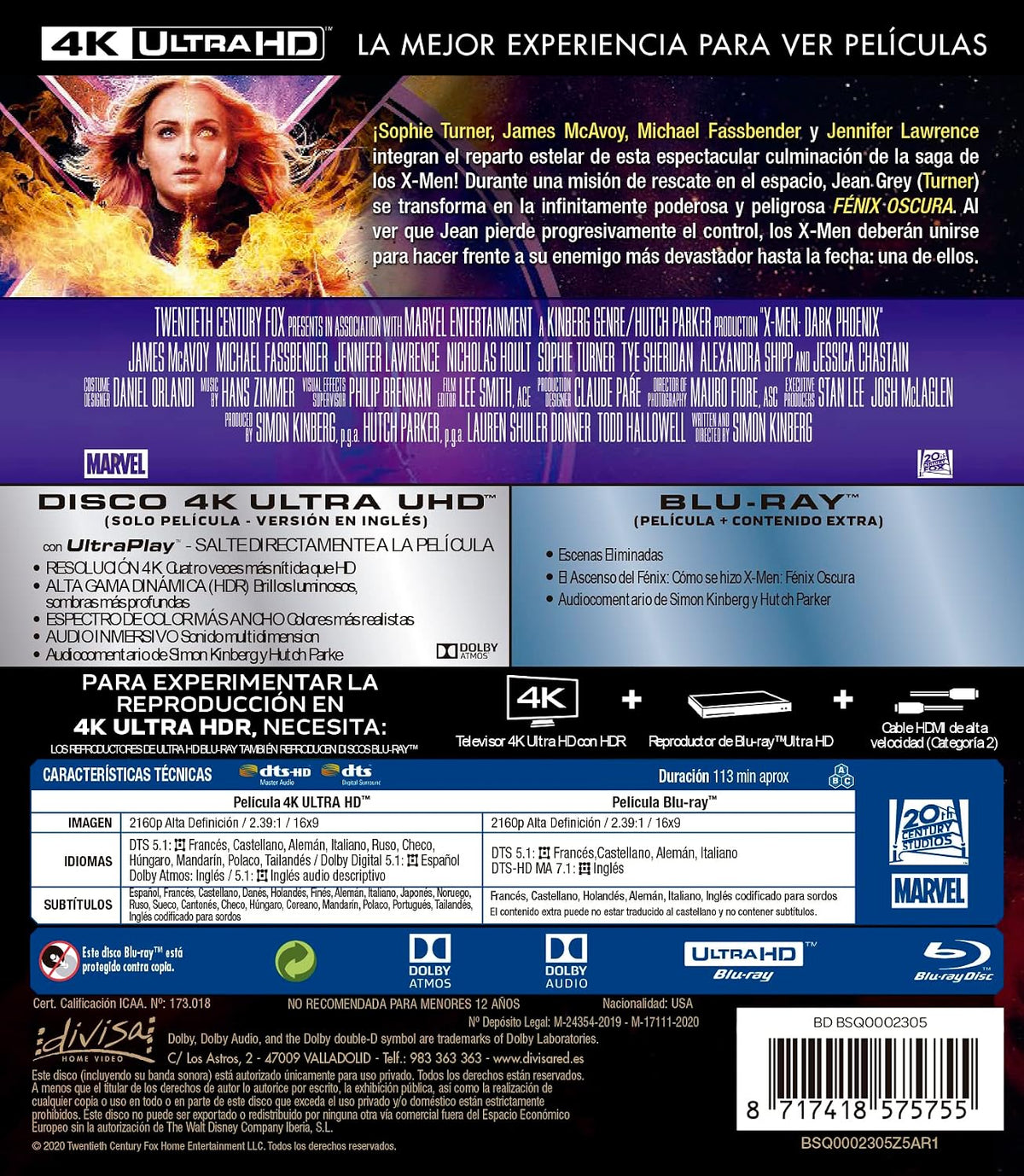 X-Men: Fénix oscura - BD