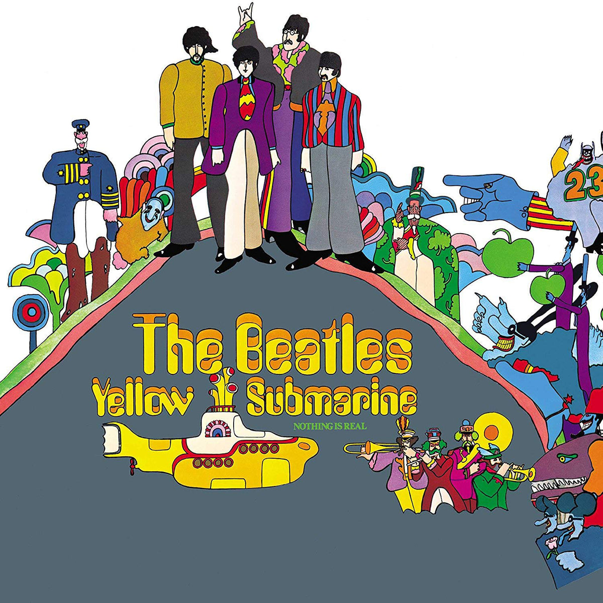 Yellow Submarine The Beatles Vinyl LP Soundtrack Album Classic Songs Collectible Record